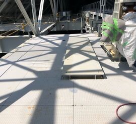 横須賀　チェッカープレート、手摺り4