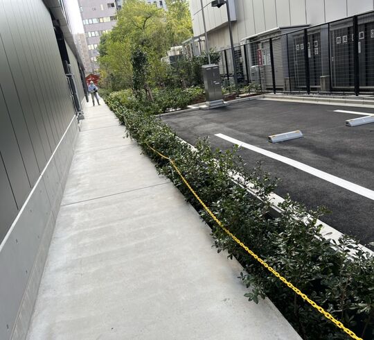 台東区　チェーン設置工事